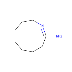 N/C1=N/CCCCCCC1 ZINC000013746437