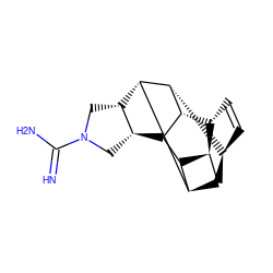 N=C(N)N1C[C@H]2[C@H]3[C@H]4[C@@H]5C=C[C@H]6[C@@H]7[C@H]5[C@H]3[C@@H]7[C@H]([C@H]2C1)[C@@H]46 ZINC000299868083