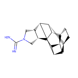 N=C(N)N1C[C@H]2[C@H]3[C@H]4[C@@H]5CC[C@H]6[C@@H]7[C@H]5[C@H]3[C@@H]7[C@H]([C@H]2C1)[C@@H]46 ZINC000299866971