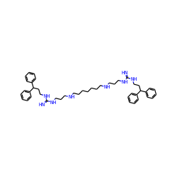 N=C(NCCCNCCCCCCCNCCCNC(=N)NCCC(c1ccccc1)c1ccccc1)NCCC(c1ccccc1)c1ccccc1 ZINC000037858553