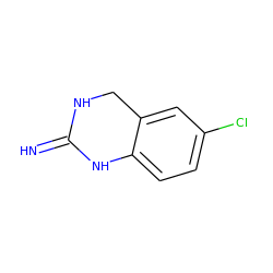 N=C1NCc2cc(Cl)ccc2N1 ZINC000029131439