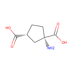 N[C@@]1(C(=O)O)CC[C@@H](C(=O)O)C1 ZINC000002004213