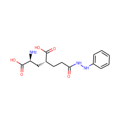 N[C@@H](C[C@@H](CCC(=O)NNc1ccccc1)C(=O)O)C(=O)O ZINC000095593105