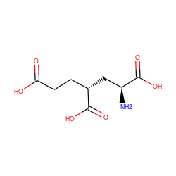 N[C@@H](C[C@@H](CCC(=O)O)C(=O)O)C(=O)O ZINC000040934632