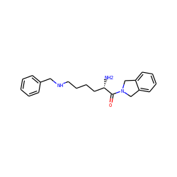 N[C@@H](CCCCNCc1ccccc1)C(=O)N1Cc2ccccc2C1 ZINC000042889199