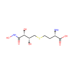 N[C@@H](CCSC[C@H](O)[C@@H](O)C(=O)NO)C(=O)O ZINC000013687231