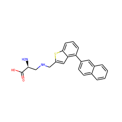 N[C@@H](CNCc1cc2c(-c3ccc4ccccc4c3)cccc2s1)C(=O)O ZINC001772649726