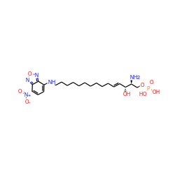 N[C@@H](COP(=O)(O)O)[C@H](O)/C=C/CCCCCCCCCCNc1ccc([N+](=O)[O-])c2nonc12 ZINC000028565079