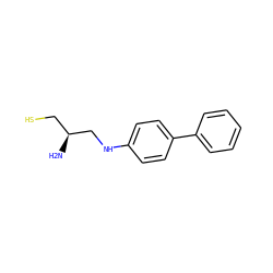 N[C@@H](CS)CNc1ccc(-c2ccccc2)cc1 ZINC000013471830