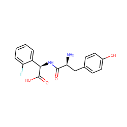 N[C@@H](Cc1ccc(O)cc1)C(=O)N[C@@H](C(=O)O)c1ccccc1F ZINC000026728046