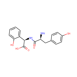 N[C@@H](Cc1ccc(O)cc1)C(=O)N[C@@H](C(=O)O)c1ccccc1O ZINC000026719985