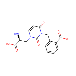 N[C@@H](Cn1ccc(=O)n(Cc2ccccc2C(=O)O)c1=O)C(=O)O ZINC000003996041