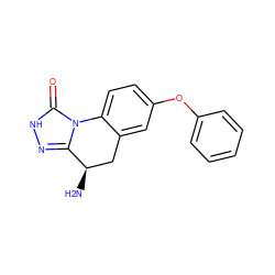 N[C@@H]1Cc2cc(Oc3ccccc3)ccc2-n2c1n[nH]c2=O ZINC000148002556