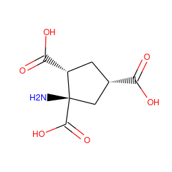 N[C@]1(C(=O)O)C[C@@H](C(=O)O)C[C@H]1C(=O)O ZINC000028871530