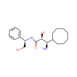 N[C@H](C1CCCCCCC1)[C@H](O)C(=O)N[C@@H](CO)c1ccccc1 ZINC000027995827