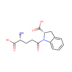 N[C@H](CCC(=O)N1c2ccccc2C[C@H]1C(=O)O)C(=O)O ZINC000029346692