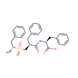 N[C@H](Cc1ccccc1)[P@@](=O)(O)C[C@@H](Cc1ccccc1)C(=O)N[C@@H](Cc1ccccc1)C(=O)O ZINC000004393675