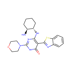 N[C@H]1CCCC[C@@H]1Nc1nc(N2CCOCC2)[nH]c(=O)c1-c1nc2ccccc2s1 ZINC001772616908