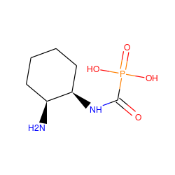 N[C@H]1CCCC[C@H]1NC(=O)P(=O)(O)O ZINC000029134634