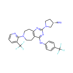 N[C@H]1CCN(c2nc3c(c(Nc4ccc(C(F)(F)F)cc4)n2)CCN(c2ncccc2C(F)(F)F)CC3)C1 ZINC000066258523