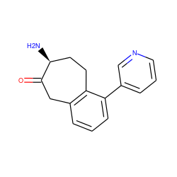 N[C@H]1CCc2c(cccc2-c2cccnc2)CC1=O ZINC000473085108