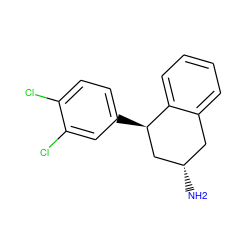 N[C@H]1Cc2ccccc2[C@H](c2ccc(Cl)c(Cl)c2)C1 ZINC000066262687