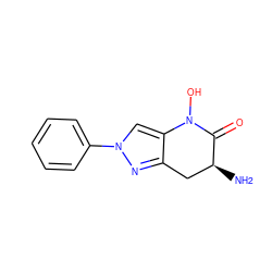 N[C@H]1Cc2nn(-c3ccccc3)cc2N(O)C1=O ZINC000095605262