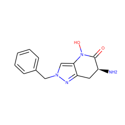 N[C@H]1Cc2nn(Cc3ccccc3)cc2N(O)C1=O ZINC000166324095