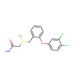 NC(=O)C[S@+]([O-])Cc1ccccc1Oc1ccc(Cl)c(Cl)c1 ZINC000035876593