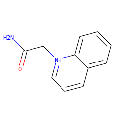 NC(=O)C[n+]1cccc2ccccc21 ZINC000001955937