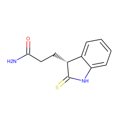 NC(=O)CC[C@H]1C(=S)Nc2ccccc21 ZINC000013734681