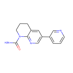 NC(=O)N1CCCc2cc(-c3cccnc3)cnc21 ZINC000221428739