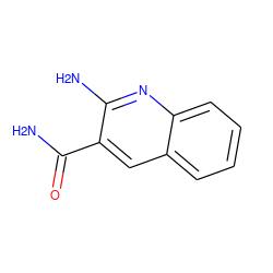 NC(=O)c1cc2ccccc2nc1N ZINC000019890815