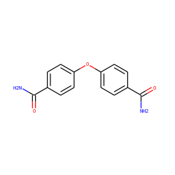 NC(=O)c1ccc(Oc2ccc(C(N)=O)cc2)cc1 ZINC000000235625