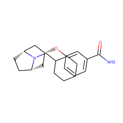 NC(=O)c1cccc(O[C@@H]2C[C@@H]3CC[C@H](C2)N3CC2CCCCC2)c1 ZINC000101363711