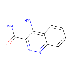 NC(=O)c1nnc2ccccc2c1N ZINC000000156028