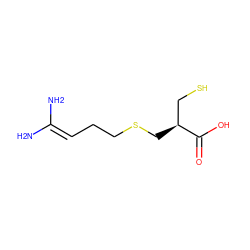 NC(N)=CCCSC[C@@H](CS)C(=O)O ZINC000027626784