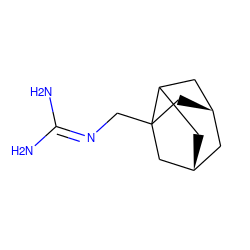 NC(N)=NCC12C[C@@H]3CC1C[C@H](C3)C2 ZINC000141637256