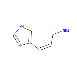 NC/C=C\c1c[nH]cn1 ZINC000027181667