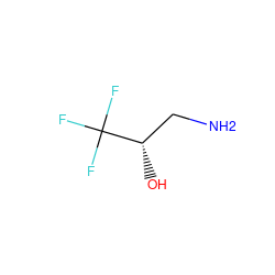 NC[C@H](O)C(F)(F)F ZINC000003883382