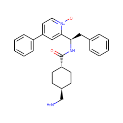 NC[C@H]1CC[C@H](C(=O)N[C@H](Cc2ccccc2)c2cc(-c3ccccc3)cc[n+]2[O-])CC1 ZINC000299865586