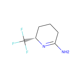 NC1=N[C@H](C(F)(F)F)CCC1 ZINC000013776750