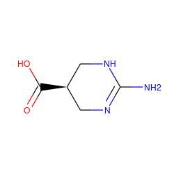 NC1=NC[C@@H](C(=O)O)CN1 ZINC000038415755