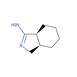 NC1=NC[C@@H]2CCCC[C@H]12 ZINC000025877682