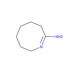 NC1=NCCCCCC1 ZINC000013746435