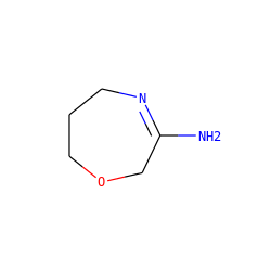 NC1=NCCCOC1 ZINC000028392675