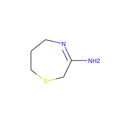 NC1=NCCCSC1 ZINC000028392681