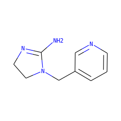 NC1=NCCN1Cc1cccnc1 ZINC000013798247