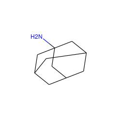 NC12CC3CC(CC(C3)C1)C2 ZINC000000968256