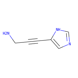 NCC#Cc1cnc[nH]1 ZINC000005116851